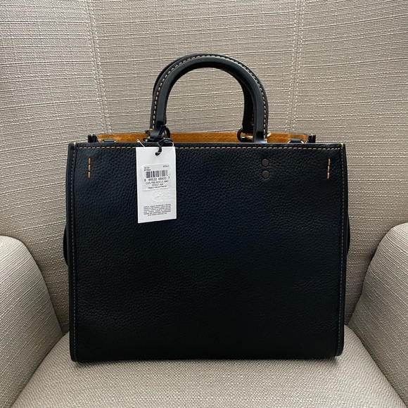 🍁SOLD Coach Rogue 30 bag black new with tags - Picture 3 of 13